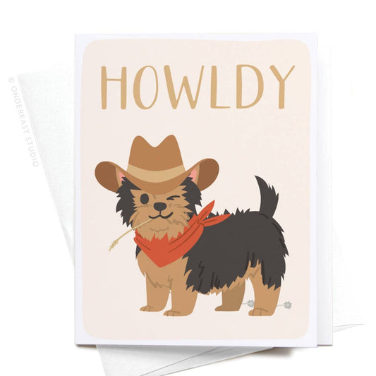 Howldy Greeting Card