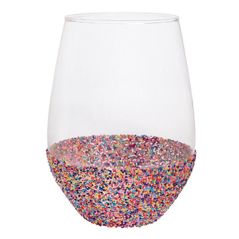 Jumbo Wine Glass Sprinkle Dip