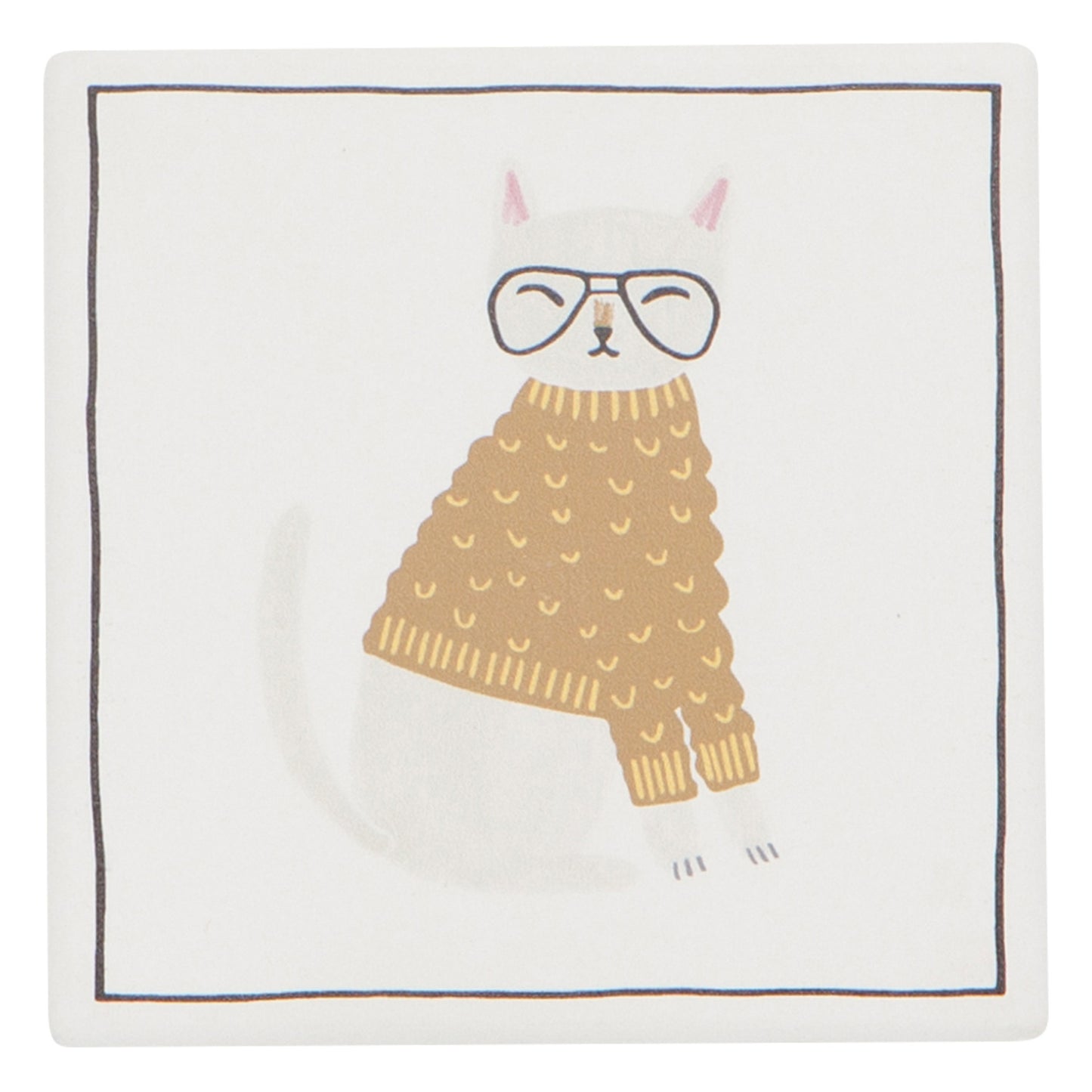 Feline Fine Soak Up Coaster - Set of 4