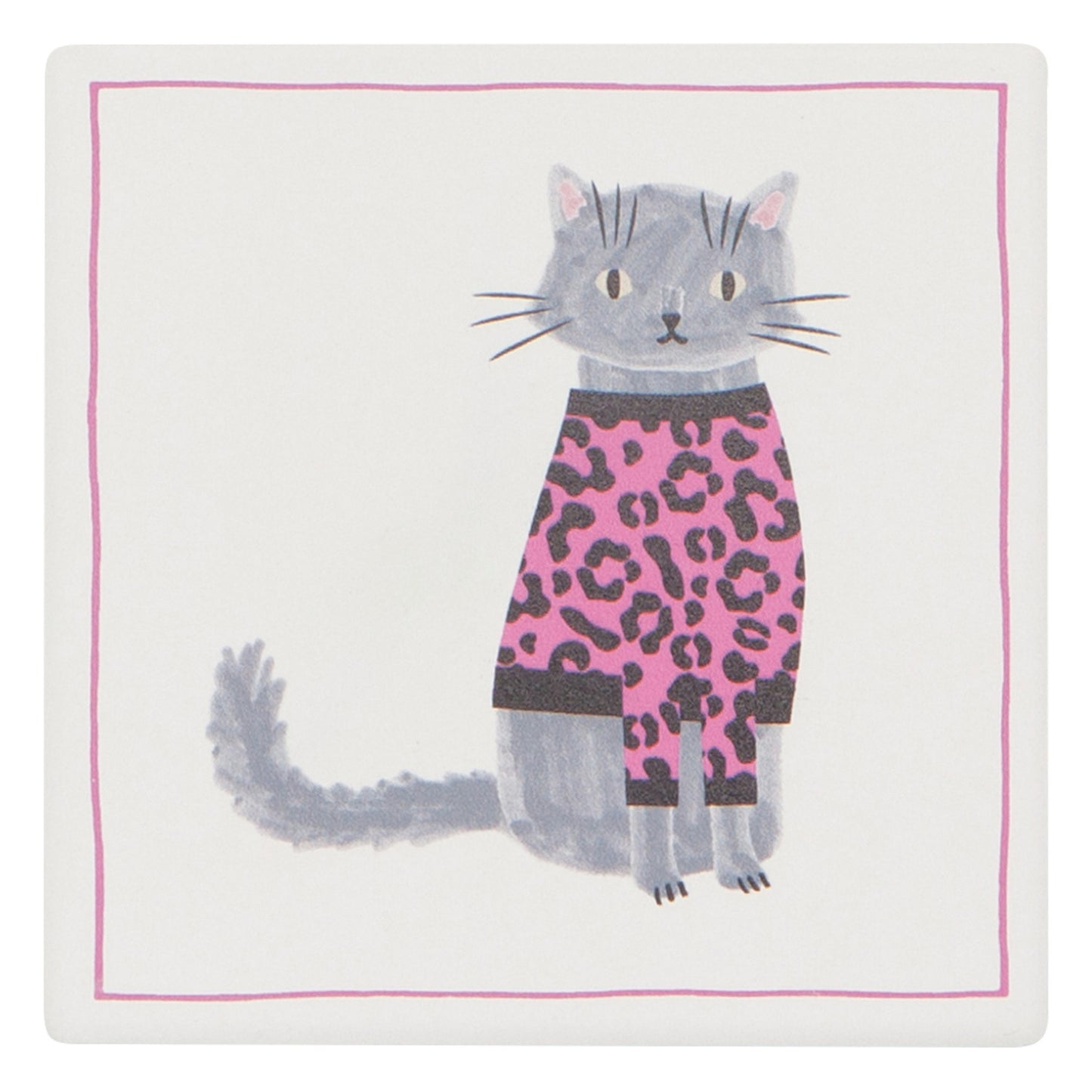 Feline Fine Soak Up Coaster - Set of 4