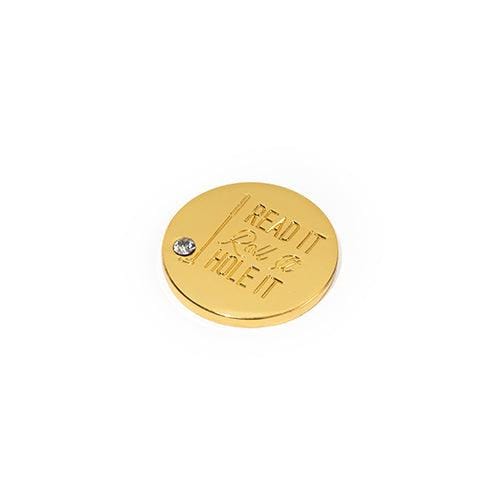 Birdie Read it, Roll it, Hole it Golf Ball Marker with Hat Clip