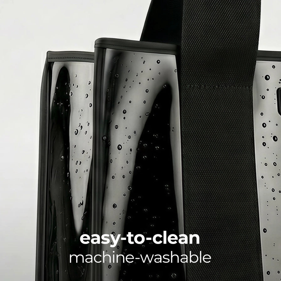 Case-Mate Midnight Black Bow Jelly Tote Bag