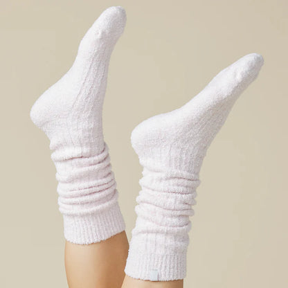 Marshmallow Slouch Socks