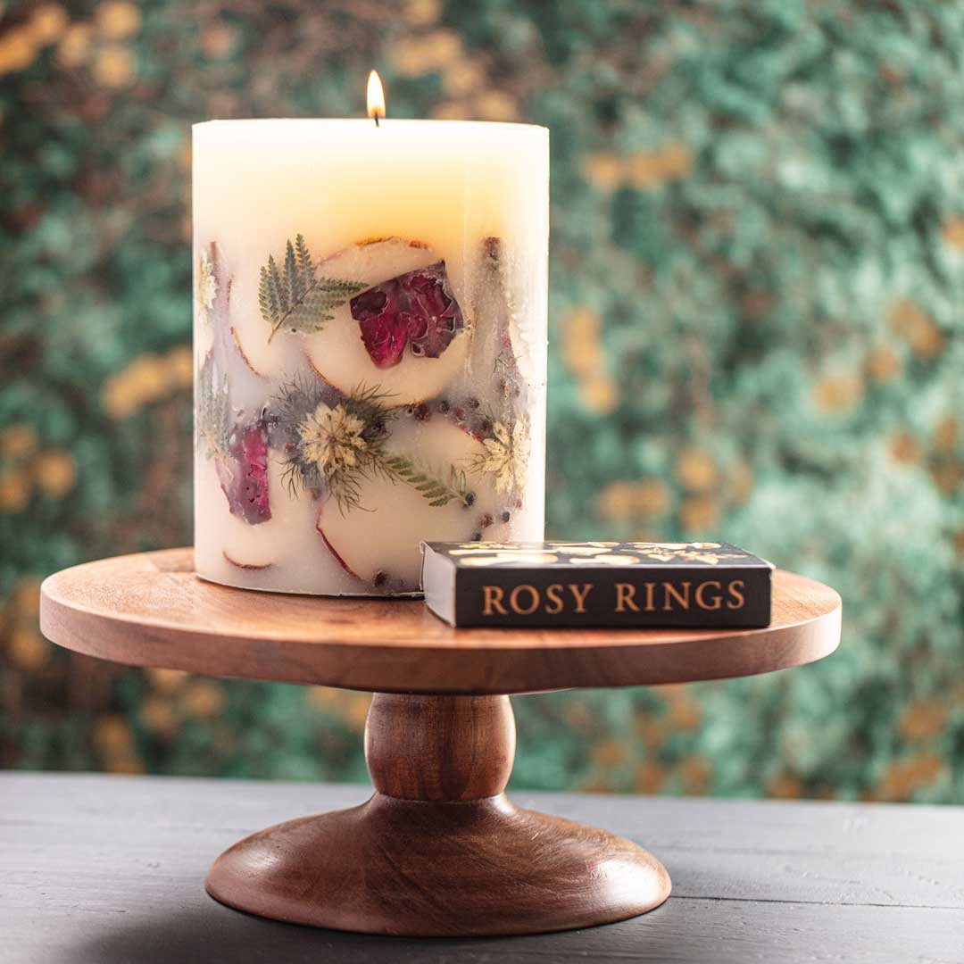 Spicy Apple Botanical Candle by Rosy Rings
