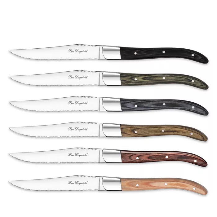 Lou Laguiole Louis Steak Knife, Set of 6