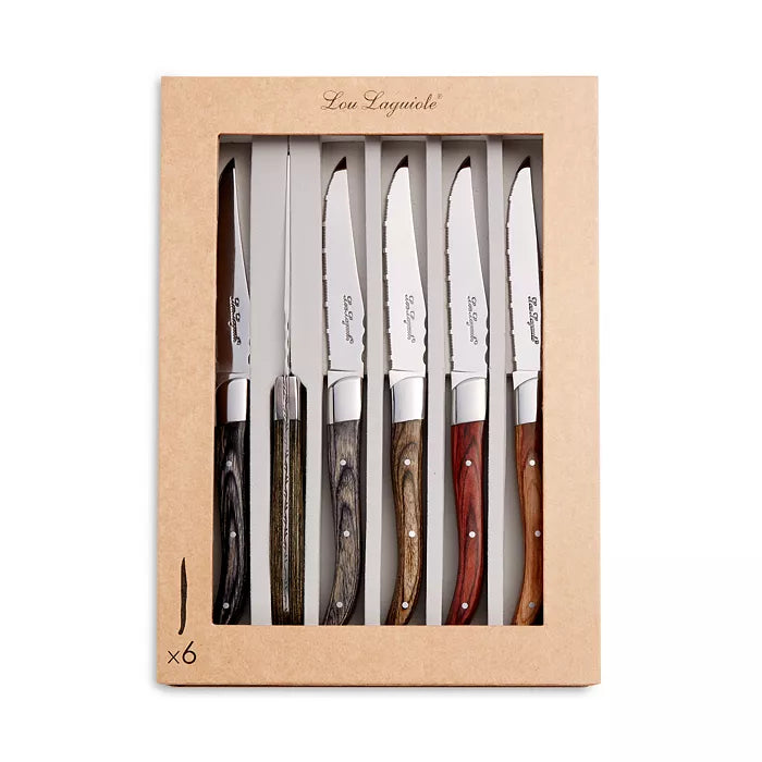 Lou Laguiole Louis Steak Knife, Set of 6