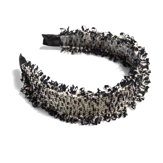 Black Boucle Headband