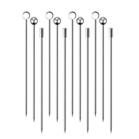 12 Piece Stainless Steel Party Picks