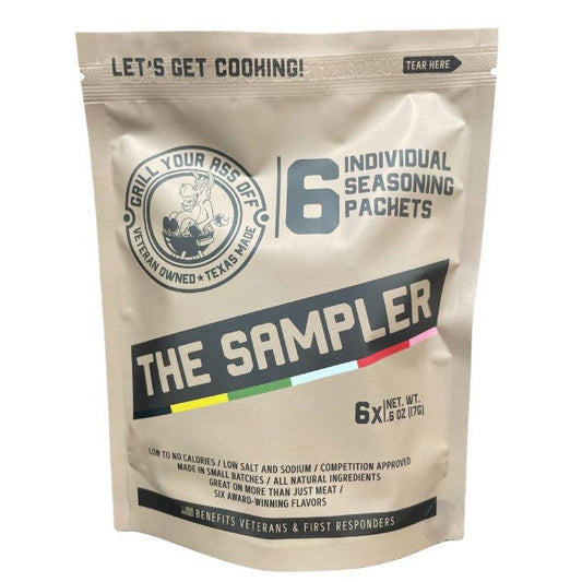 The Sampler - 6 Pack of Seasonings & Spices