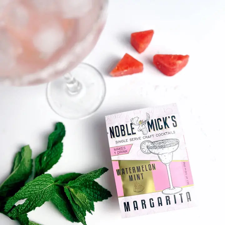 Noble Mick's Single Serve Craft Cocktail Mix - Watermelon Mint Margarita