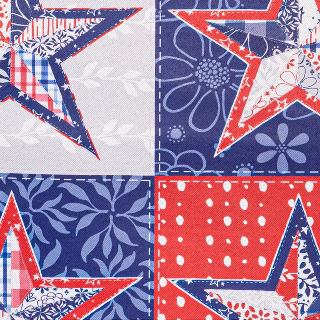 Red, White, and Blue Suede Garden Flag