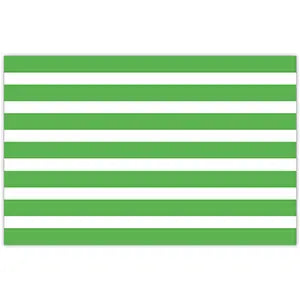 RosanneBeck Collections Hot Kelly Green Cabana Stripe Placemat