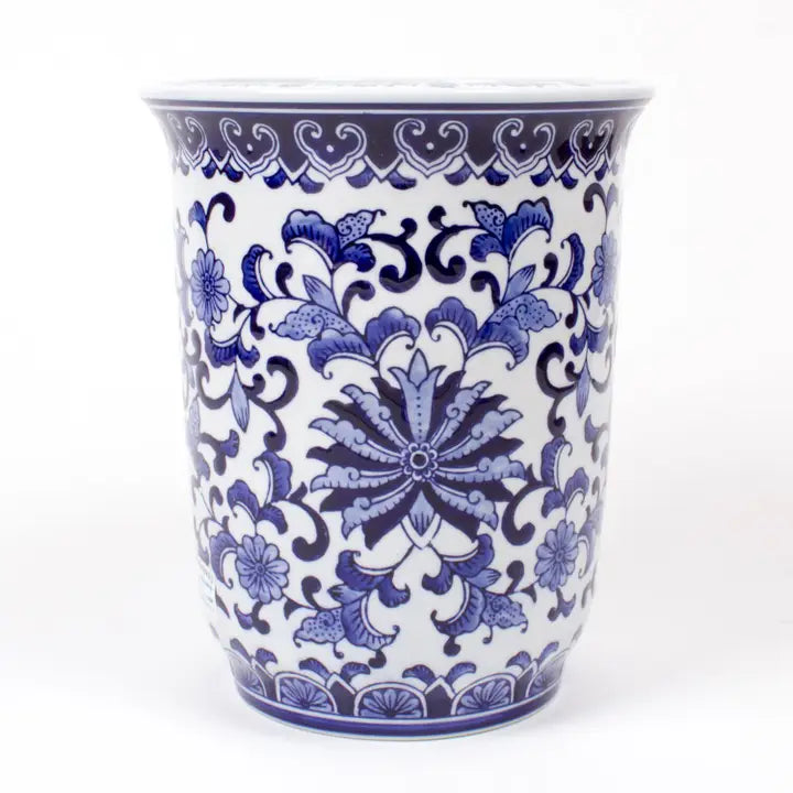 Blue Chinoiserie Planter - Large