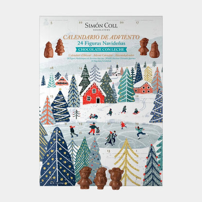 Milk Chocolate 3D Figures Advent Calendar