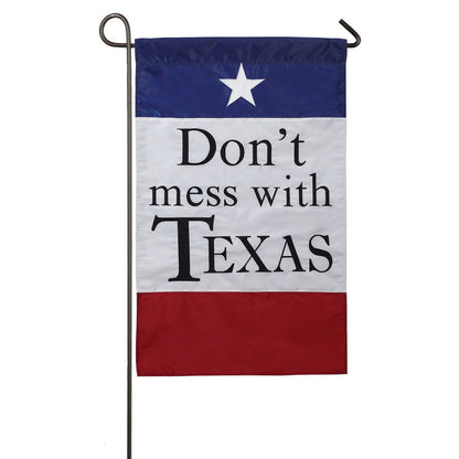 Don't Mess With Texas Garden Applique Flag