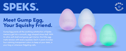 Speks Gump Egg Gel-Filled Stress Ball