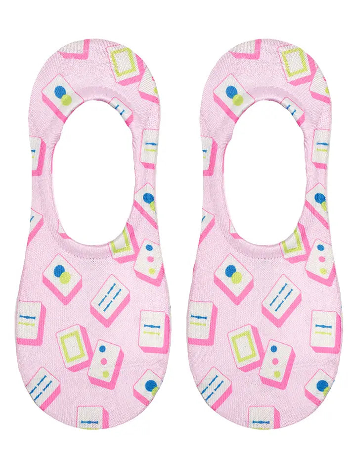 No-Show Liner Socks - Mahjong Tiles