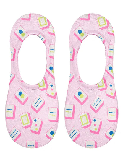 No-Show Liner Socks - Mahjong Tiles
