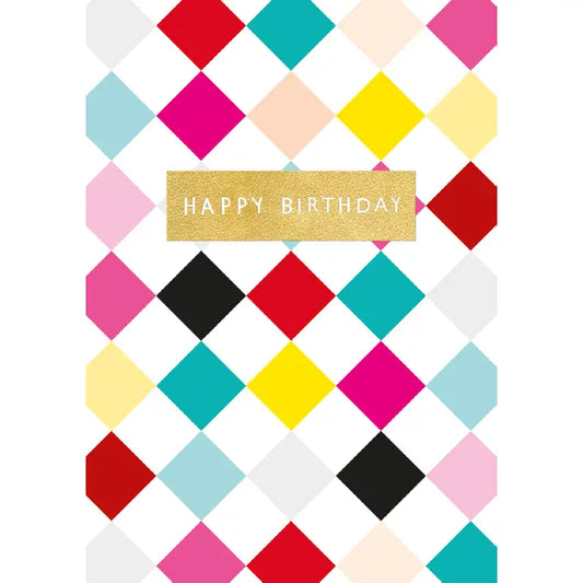 Birthday Diamonds Greeting Card