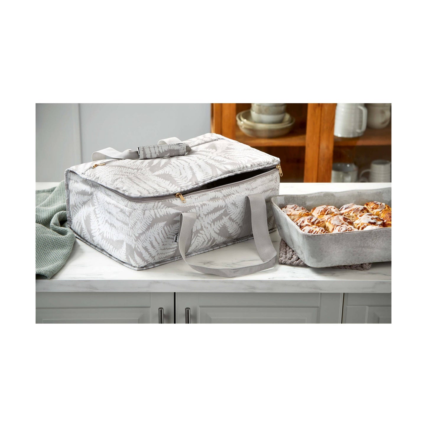 Fern Insulated Casserole - Gray Carrier