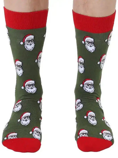 Cool Santa Men's Bamboo Crew Socks