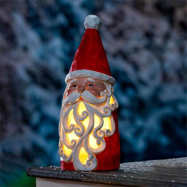 Santa Garden Statue