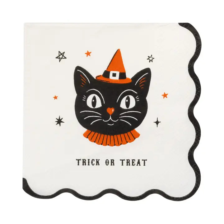 Vintage Halloween Cocktail Napkin Set
