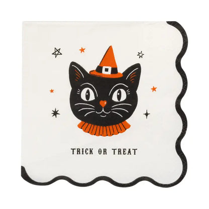 Vintage Halloween Cocktail Napkin Set
