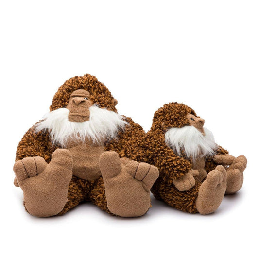 Fluffy Bigfoot Plush Dog Toy - Small & Large