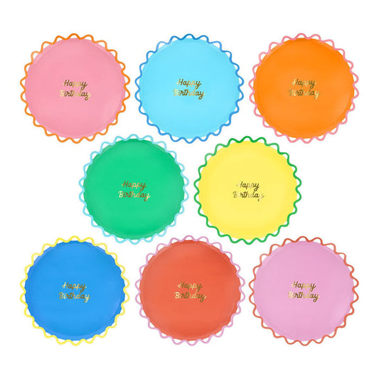 Meri Meri Wiggle Edge Dinner Plates