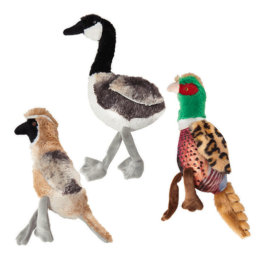 Plush Bird Call Dog Toy