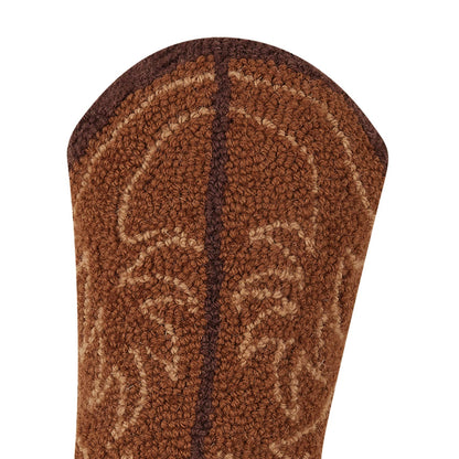 Cowboy Boot Wool Pillow