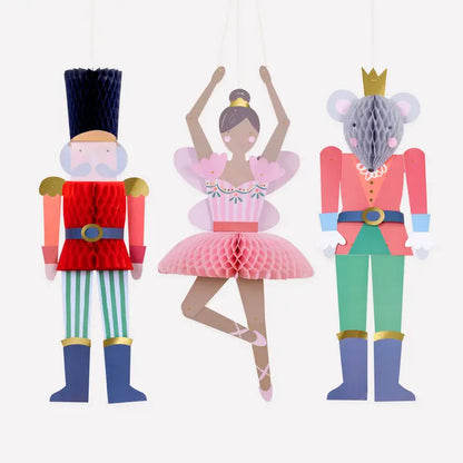 Meri Meri Nutcracker Ballet Paper Decorations