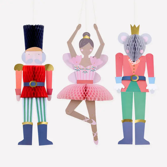 Meri Meri Nutcracker Ballet Paper Decorations