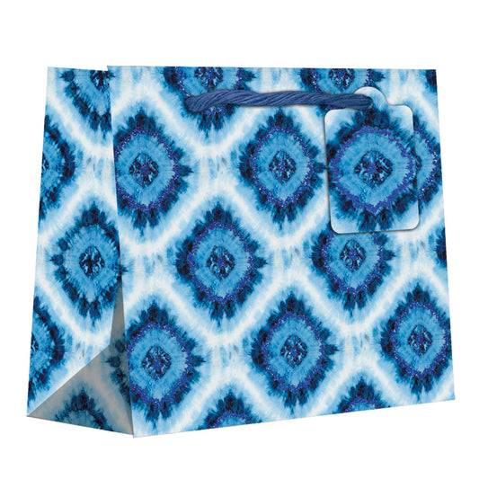 Blue Tie-Die Medium Gift Bag