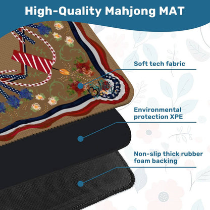 USA Patriotic Mahjong Mat