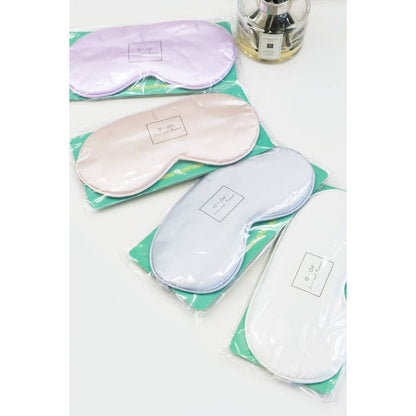 Solid Silk & Satin Eye Mask