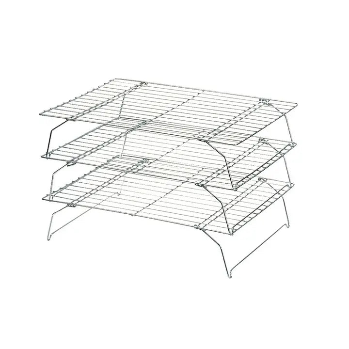 Cooling Rack Stackable Rectangular Set/3 34x25cm