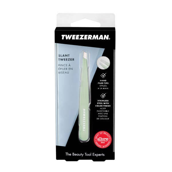 Tweezerman Slant Tweezer - Pistachio