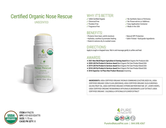 Organic Moisturizing Nose Rescue-Unscented
