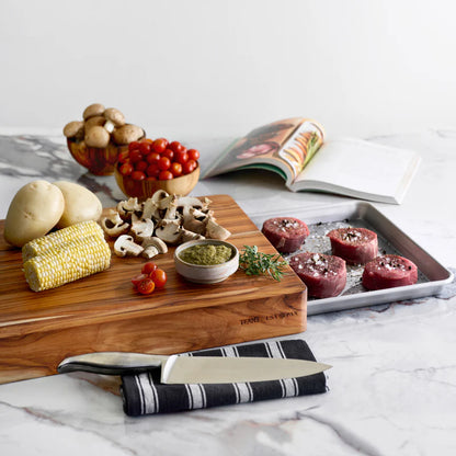 Teak Haus Prep to Pan Cutting Board Set