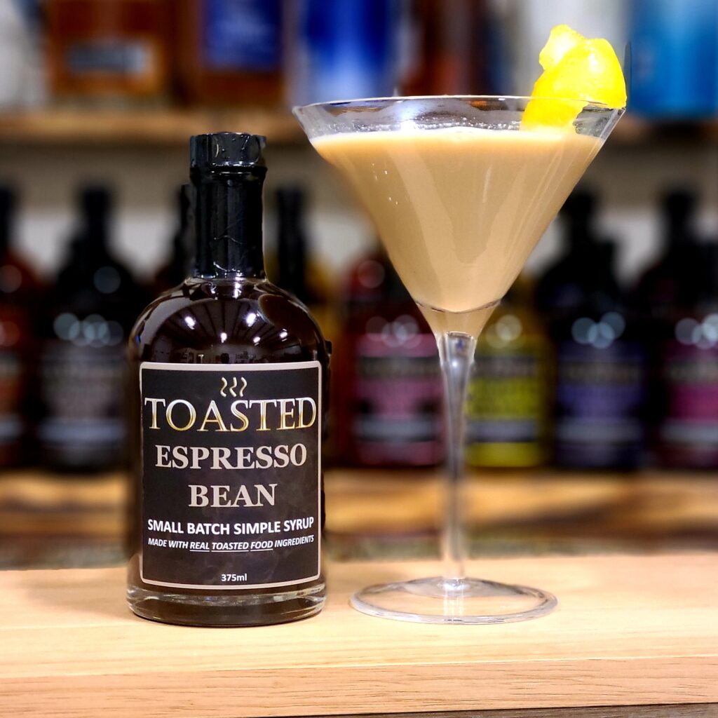 Toasted Espresso Bean Small Batch Simple Syrup