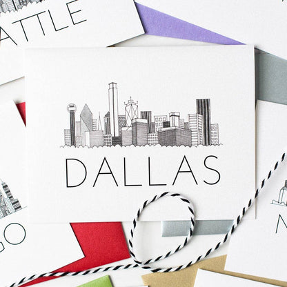 Dallas Skyline Card