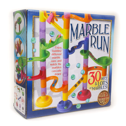 30 Piece Marble Run Children's Retro Toy