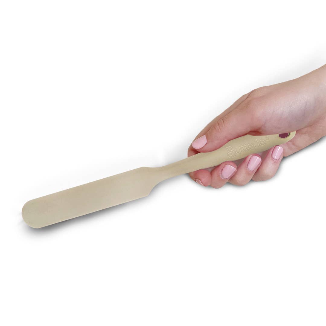 Slim Silicone Scraper Spatula - Ivory