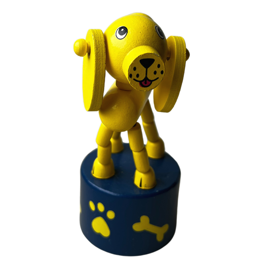 Wooden Wobbly Woofers Children's Retro Toy