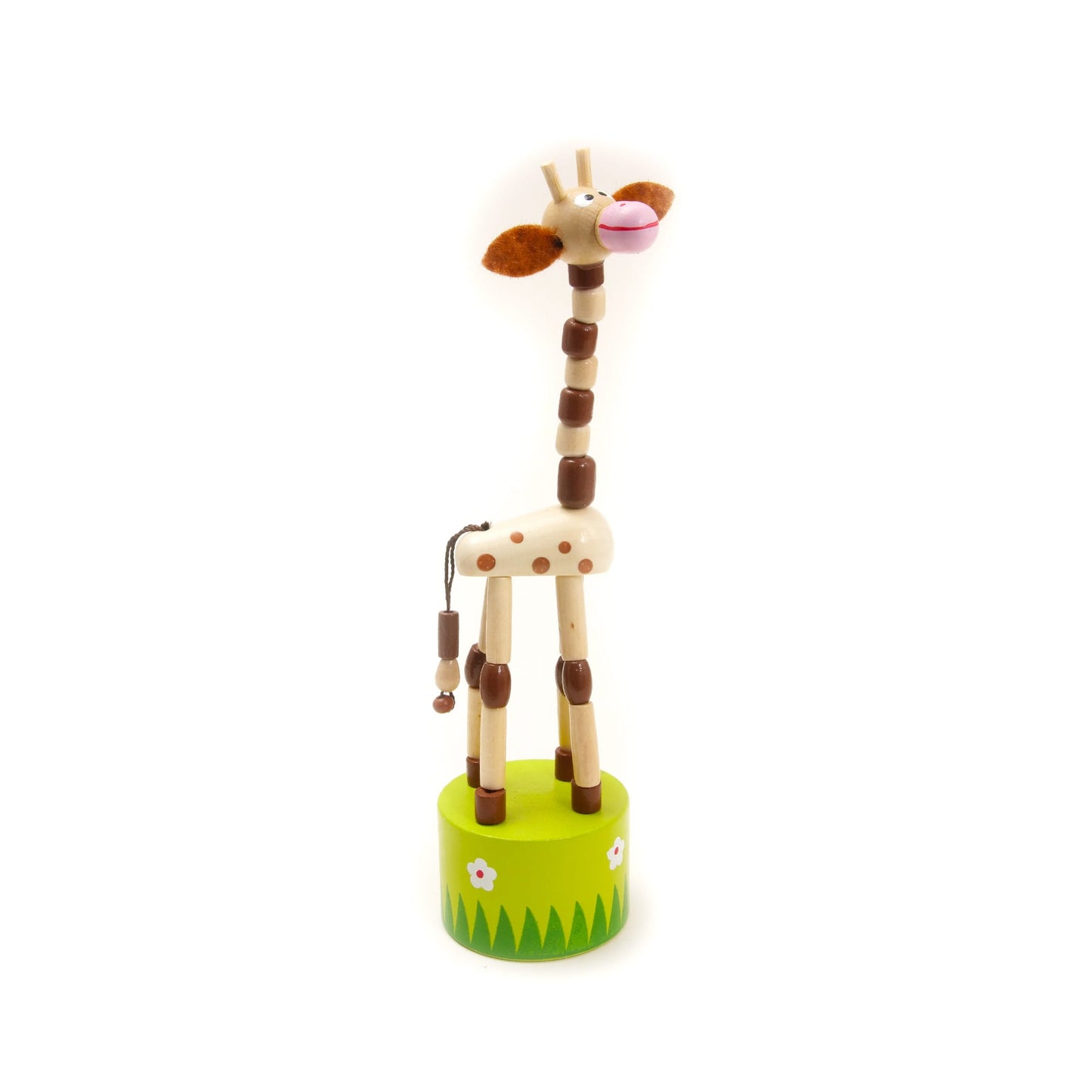 Jiggling Giraffe Press-Up Children's Retro Toy