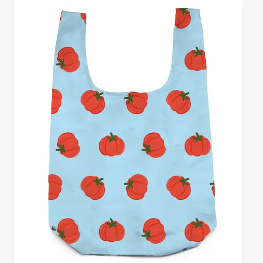 Bag Charm Reusable Shopper Bag - Ripe Red Tomato