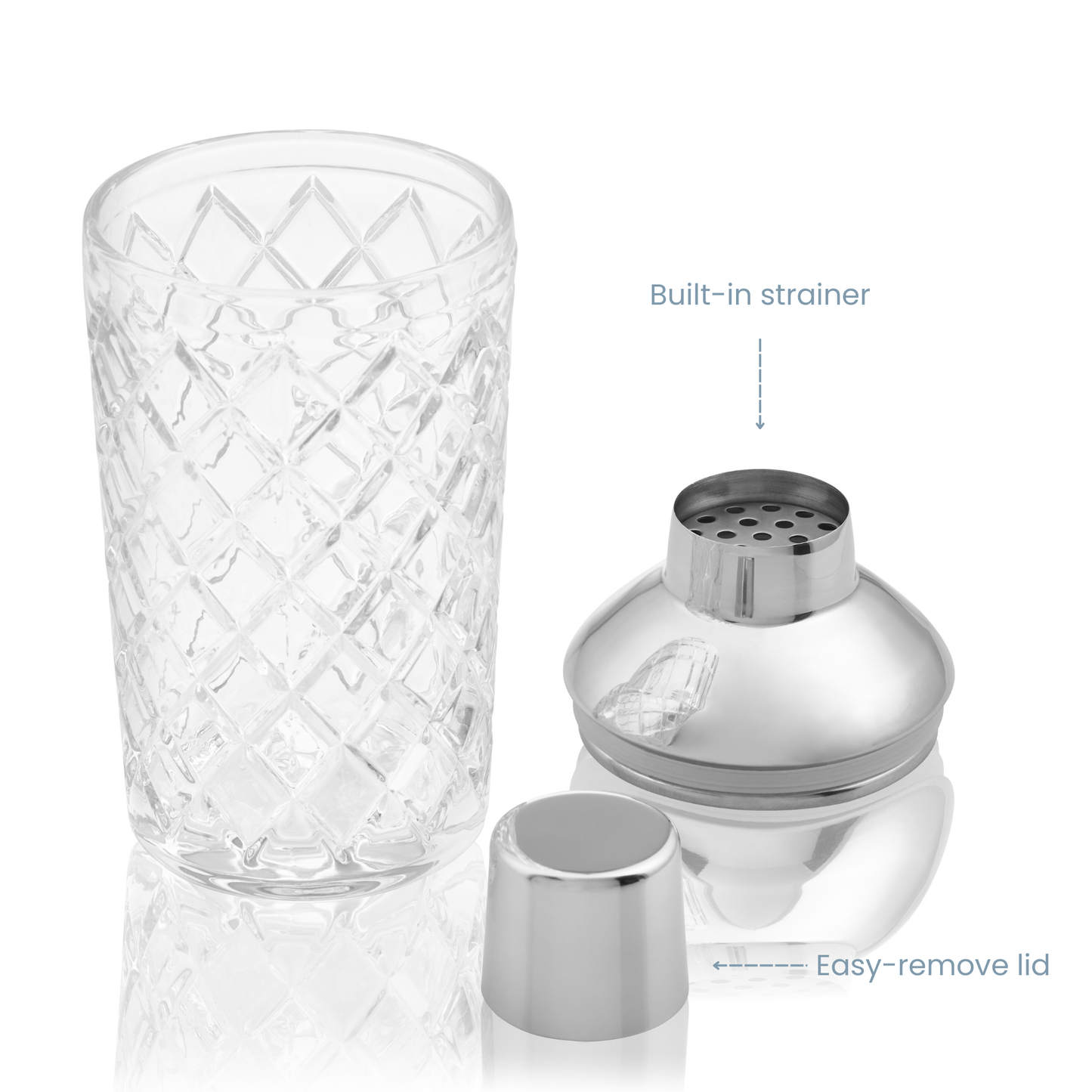 Glass Cocktail Shaker - 20oz