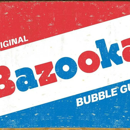 Bazooka Gum Tin Sign
